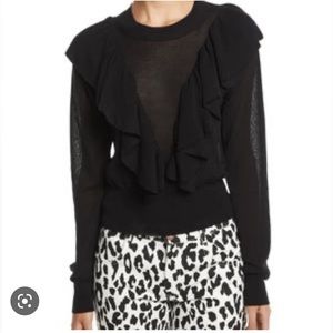 See by Chloe ruffle sweater size medium